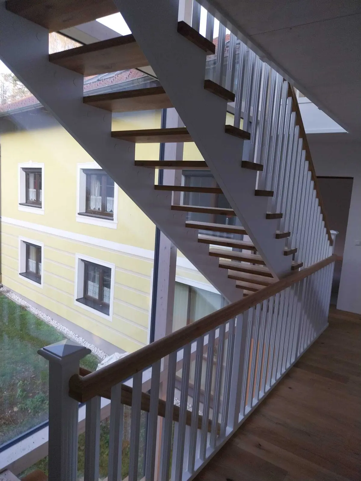 Eiche Treppen Freitragend