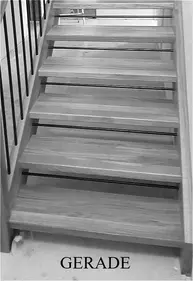 Sichere Holztreppe mit Kinderschutz