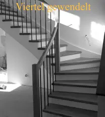 Treppen mit Setzstufen